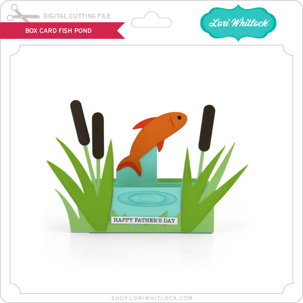 Download Box Card Fish Pond Lori Whitlock S Svg Shop