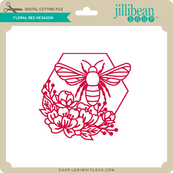 Download Floral Bee Hexagon Lori Whitlock S Svg Shop