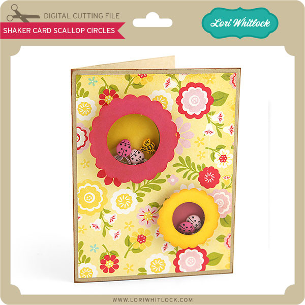 Download Shaker Card Scalloped Circles Lori Whitlock S Svg Shop