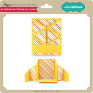 A2 Stacking Card Base XOXO - Lori Whitlock's SVG Shop