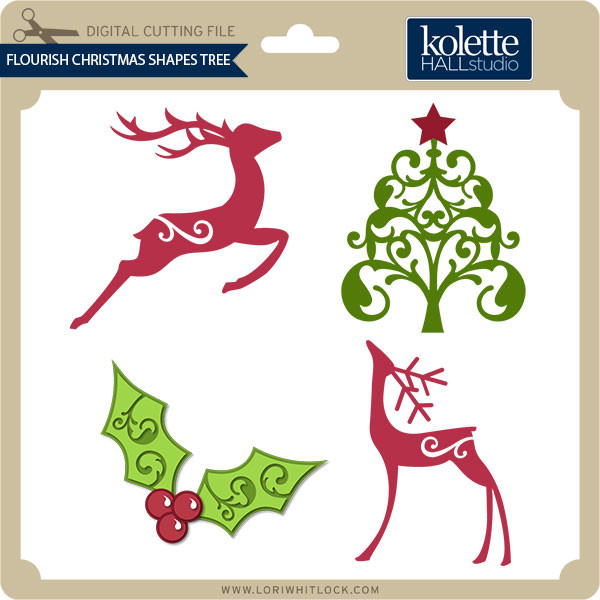 Download Flourish Christmas Shapes Lori Whitlock S Svg Shop
