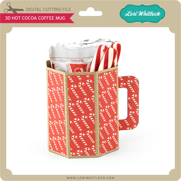 Download 3d Hot Cocoa Coffee Mug Lori Whitlock S Svg Shop