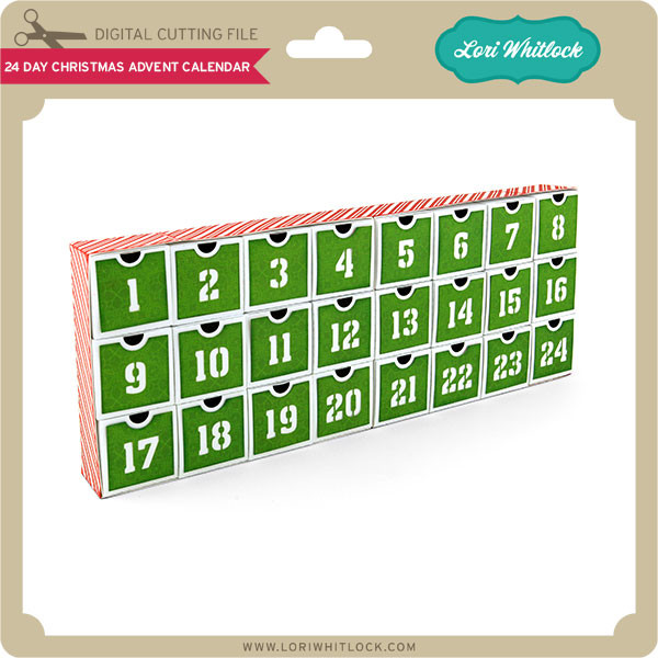 Download 24 Day Christmas Advent Calendar - Lori Whitlock's SVG Shop