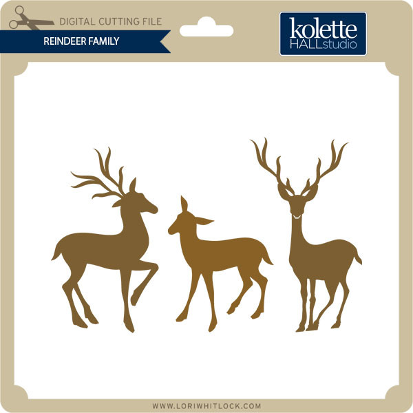 Free Free 321 Silhouette Deer Family Svg SVG PNG EPS DXF File