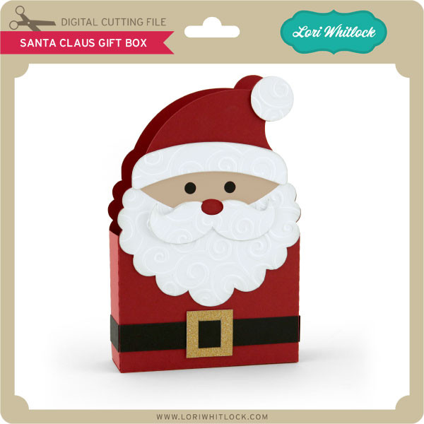 Santa Claus Gift Box 2 - Lori Whitlock's SVG Shop