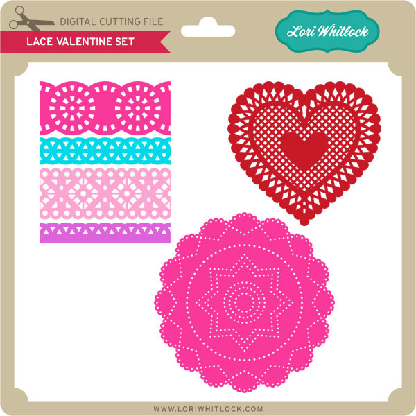 Download Lace Valentine Set Lori Whitlock S Svg Shop