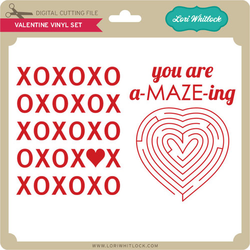 Download Valentine Vinyl Set - Lori Whitlock's SVG Shop