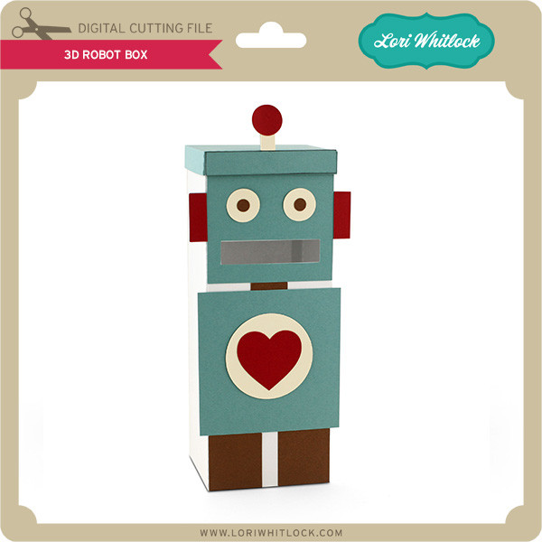 Download 3d Robot Box Lori Whitlock S Svg Shop