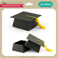 Download Graduation Hat Explosion Box - Lori Whitlock's SVG Shop