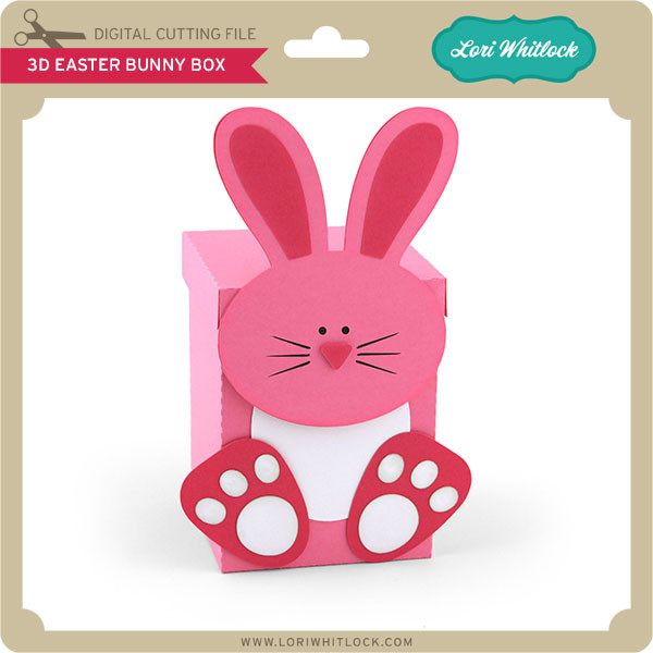 Download 3d Easter Bunny Box Lori Whitlock S Svg Shop