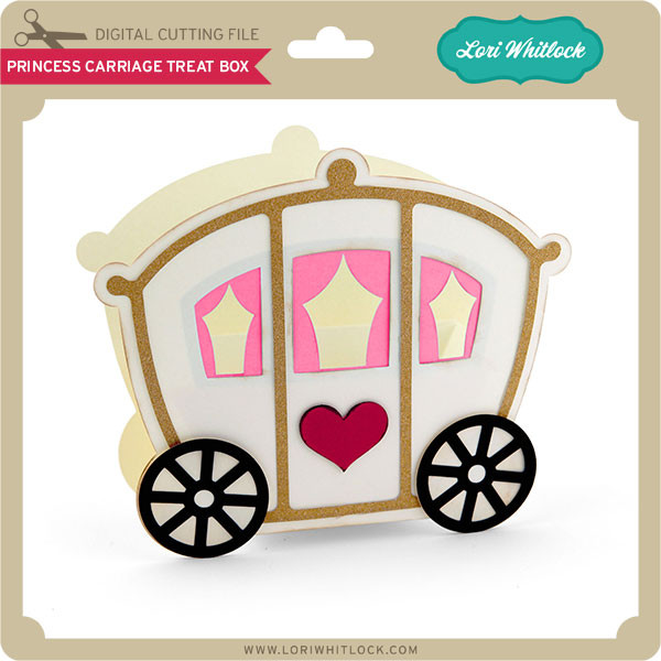 Download Princess Carriage Treat Box Lori Whitlock S Svg Shop