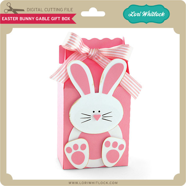 Download Easter Bunny Gable Gift Box - Lori Whitlock's SVG Shop