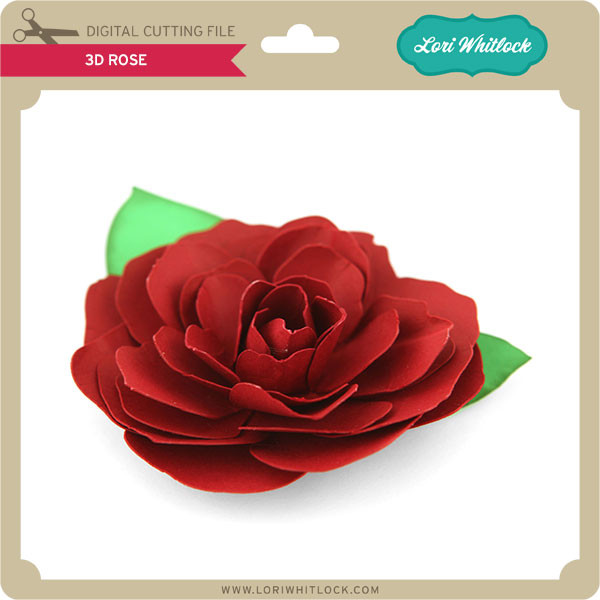Download 3D Rose - Lori Whitlock's SVG Shop