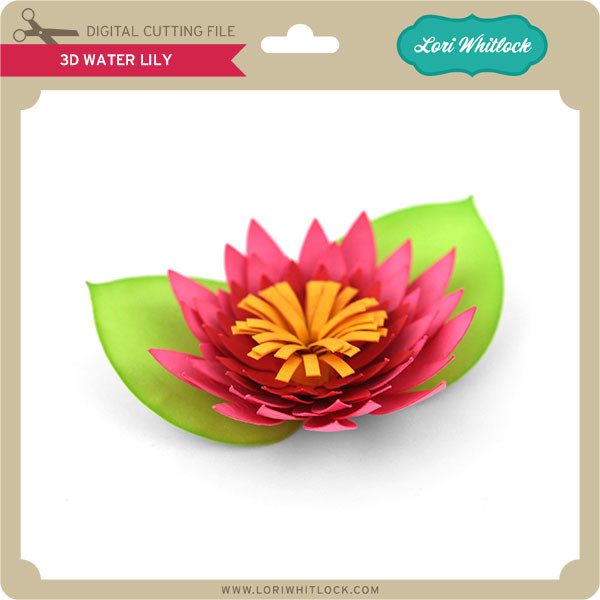 Water Lily - Lori Whitlock's SVG Shop