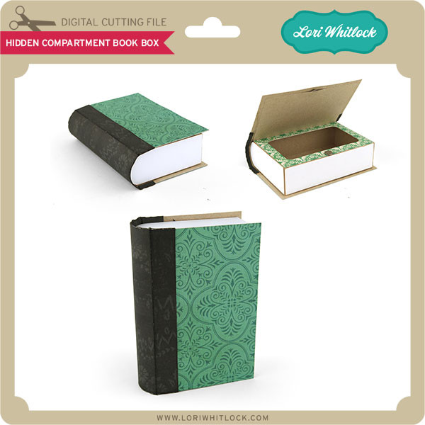 Download Hidden Compartment Book Box Lori Whitlock S Svg Shop