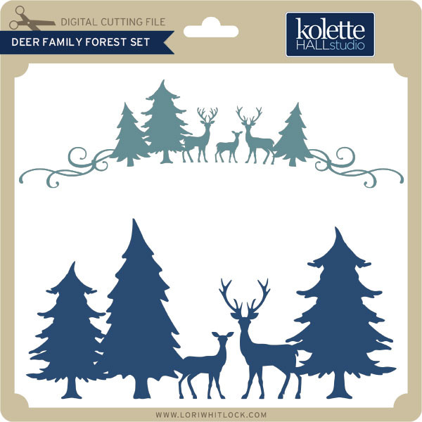 Download Deer Family Forest Set Lori Whitlock S Svg Shop