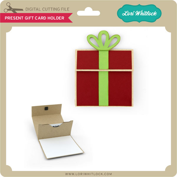 Download Present Gift Card Holder Lori Whitlock S Svg Shop