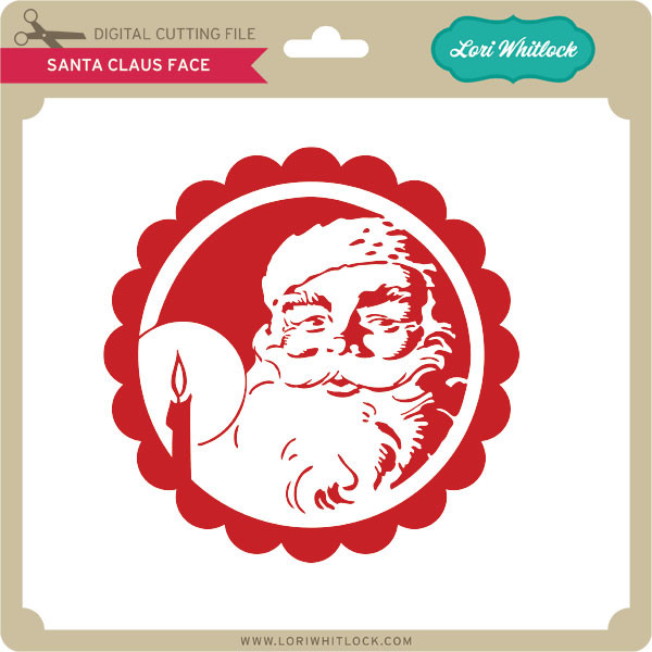 Download Santa Claus Face Lori Whitlock S Svg Shop PSD Mockup Templates