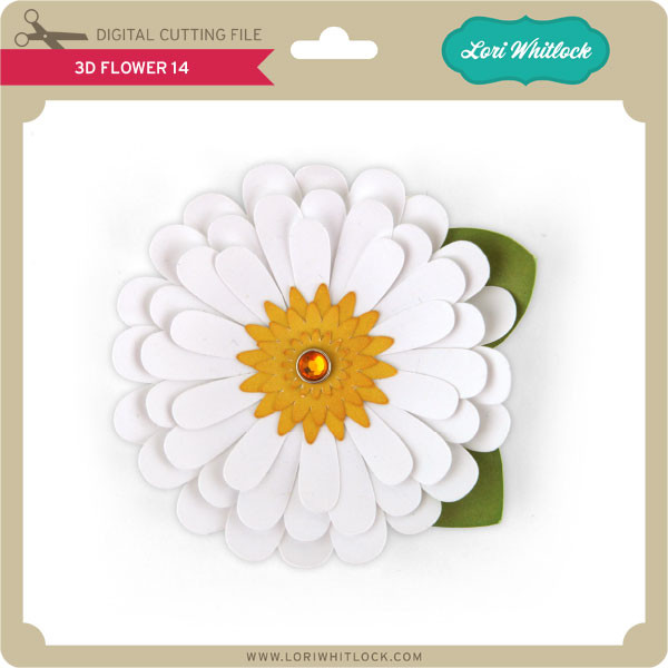 3d Flower 14 Lori Whitlock S Svg Shop