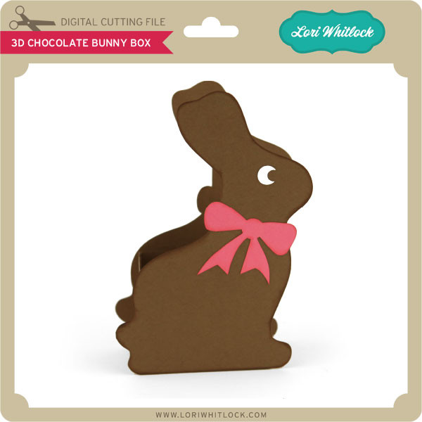Download 3D Chocolate Bunny Box - Lori Whitlock's SVG Shop
