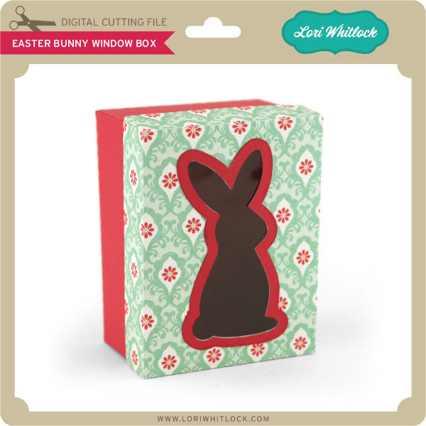 Download Easter Bunny Window Box - Lori Whitlock's SVG Shop