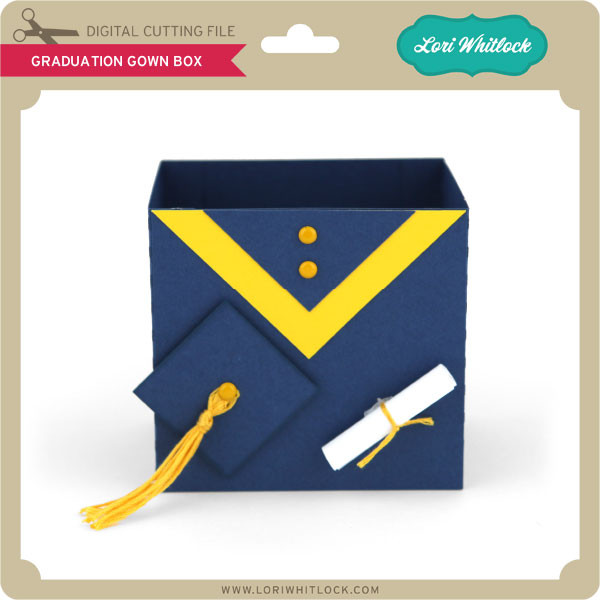 Download Graduation Gown Box Lori Whitlock S Svg Shop