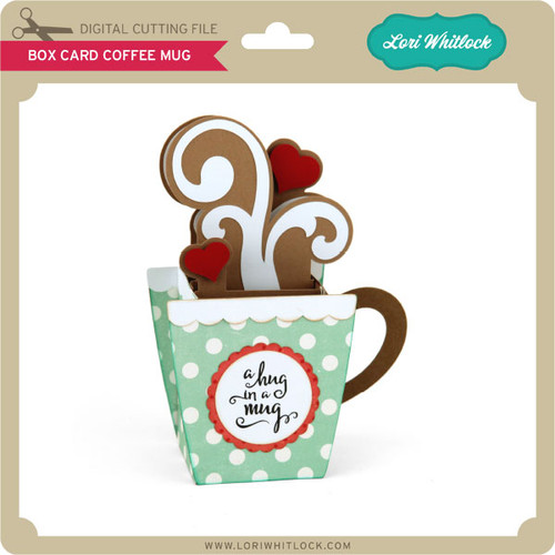 Download Box Card Coffee Mug - Lori Whitlock's SVG Shop