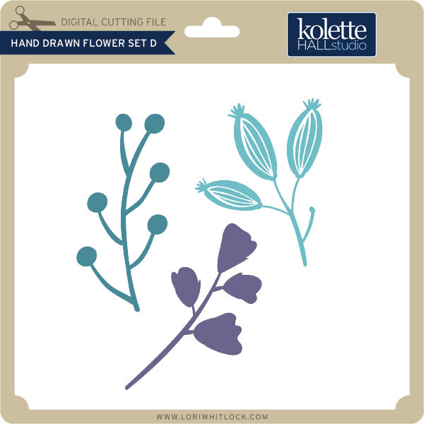 Download Hand Drawn Flower Set D Lori Whitlock S Svg Shop