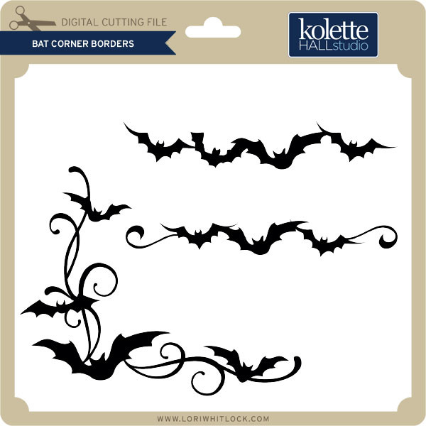 bat corner borders lori whitlock s svg shop