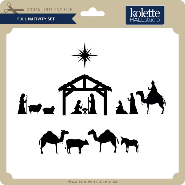 Download Full Nativity Set Lori Whitlock S Svg Shop PSD Mockup Templates