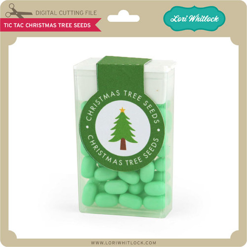 Tic Tac Christmas Tree Seeds Lori Whitlock's SVG Shop