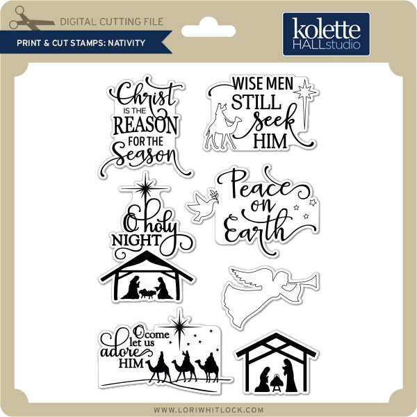 Download Print Cut Stamps Nativity Lori Whitlock S Svg Shop