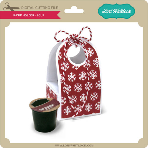 K Cup Holder 1 Cup Lori Whitlock's SVG Shop