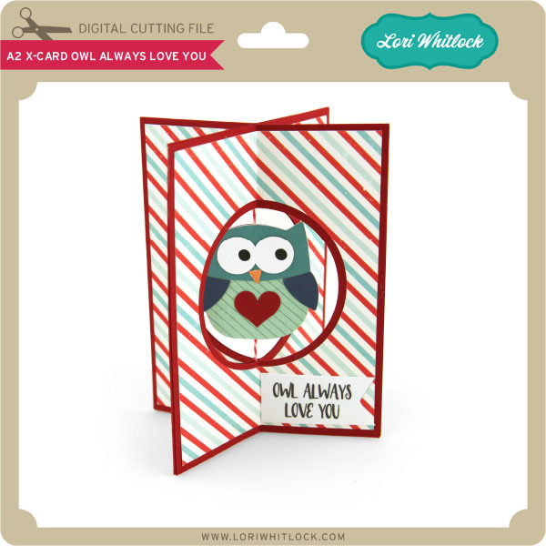 Download A2 X Card Owl Lori Whitlock S Svg Shop