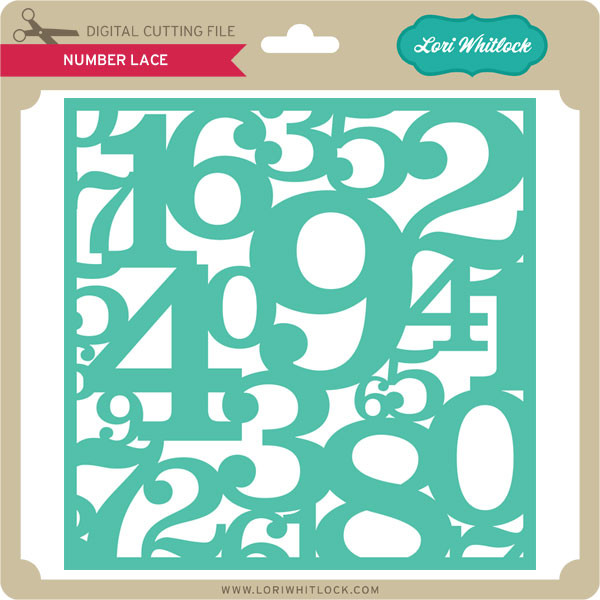 Number Lace Lori Whitlock's SVG Shop