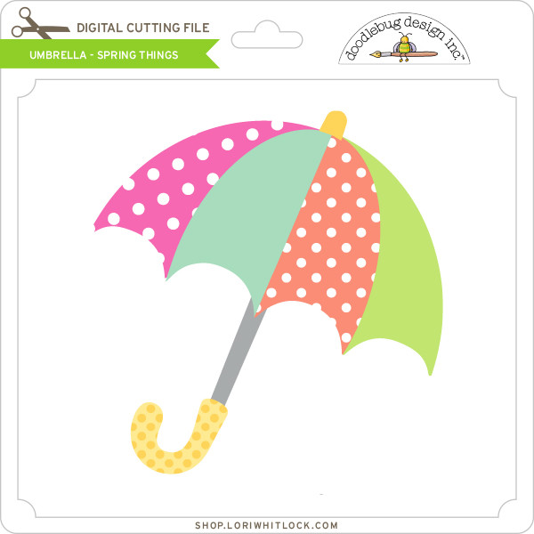 Umbrella Spring Things Lori Whitlock S Svg Shop