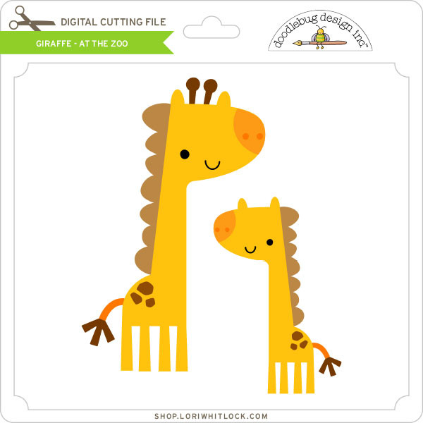 Download Giraffe At The Zoo Lori Whitlock S Svg Shop
