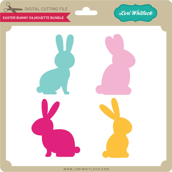 Download Easter Bunny Silhouette Bundle Lori Whitlock S Svg Shop