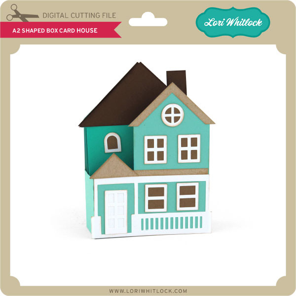 Download A2 Shaped Box Card House Lori Whitlock S Svg Shop