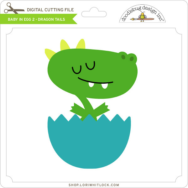 Download Baby In Egg 2 Dragon Tails Lori Whitlock S Svg Shop