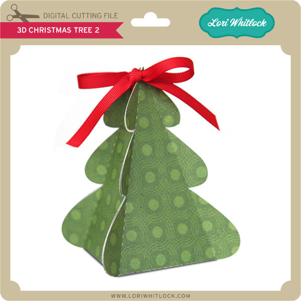 Download 3d Christmas Tree 2 Lori Whitlock S Svg Shop