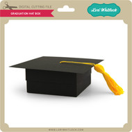 Download Graduation Hat Explosion Box - Lori Whitlock's SVG Shop