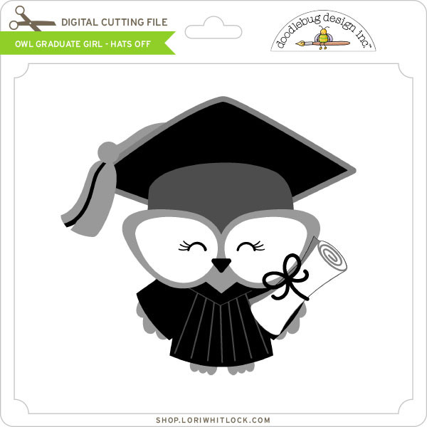 Download Owl Graduate Girl Hats Off Lori Whitlock S Svg Shop