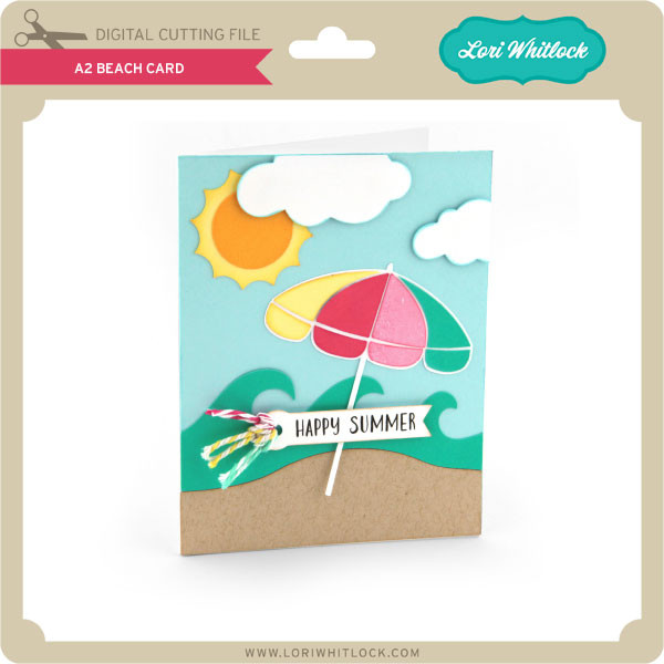 Download A2 Beach Card Lori Whitlock S Svg Shop