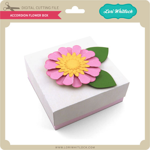 Download Accordion Flower Box - Lori Whitlock's SVG Shop
