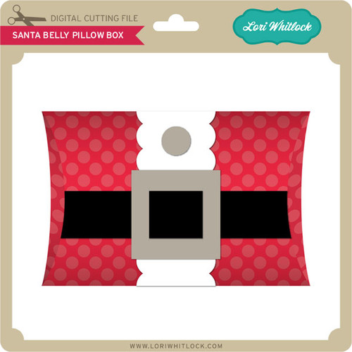 Download Santa Belly Pillow Box - Lori Whitlock's SVG Shop