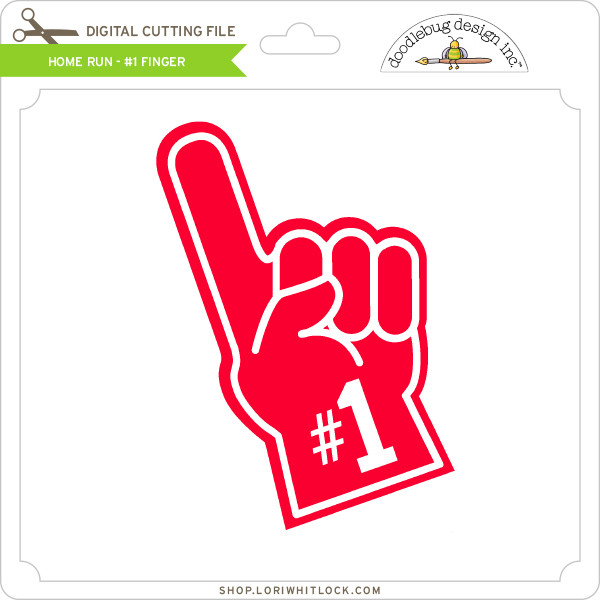 Download Home Run 1 Finger Lori Whitlock S Svg Shop