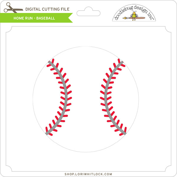 Download Home Run - Baseball - Lori Whitlock's SVG Shop