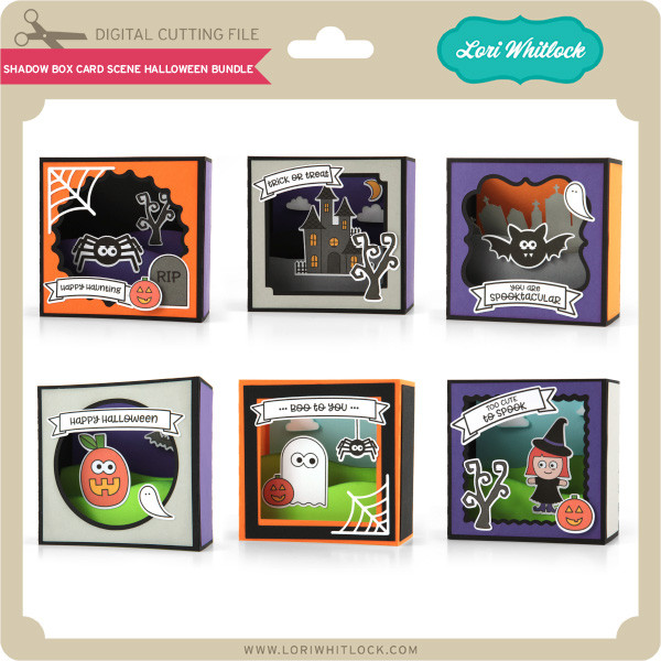 Download Shadow Box Card Scene Halloween Bundle Lori Whitlock S Svg Shop