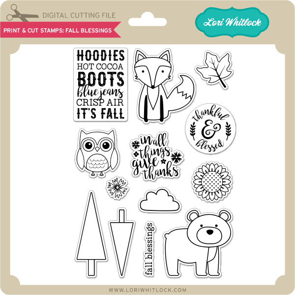 print cut stamps fall